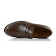 thumbnail image 6 of Ferro Aldo Douglas MFA19700 Moc-Toe Penny Loafers for Men, in Doppio, Men's Size 8, 6 of 8