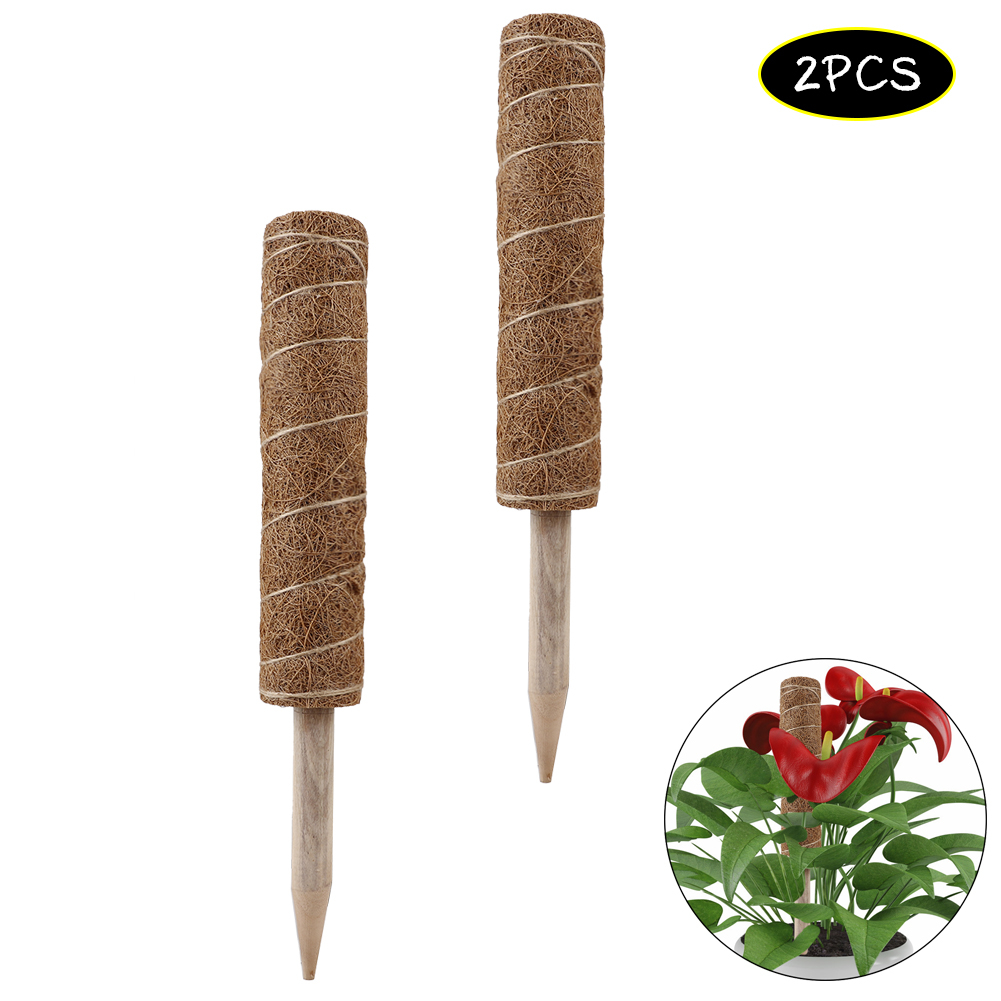 1x Coir Totem Poles 40cm Moss Pole Climbing Plant Support Extension Coco Stick