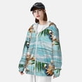 thumbnail image 3 of Kdxio Seashells on Sand Print Women Men Sun Protection UPF 50+ Jackets Zip Up Long Sleeve Hoodie Hiking Lightweight with Pockets, 3 of 7