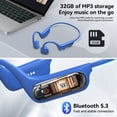 thumbnail image 7 of Bone Conduction Headphones, Swim Open Ear Wireless Bluetooth Headsets with IP68 and Bluetooth 5.3, 7 of 7