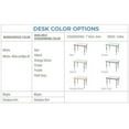 thumbnail image 2 of Tot Mate Versa Markerboard School Desk Adjustable Height Kids Table, Purple, 14 - 23" H, Large Curve, 2 of 6