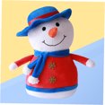 thumbnail image 3 of IFANLANDOR Snowman Soft Toy Plush Toy Multi Kids Stuffed Animals Holiday 1Pack, 3 of 8