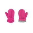 thumbnail image 3 of Sherpa Lined Baby Mittens Snow Outdoor Childrens Mittens Thick Warm Kids Gloves for Toddler Girls and Boys Rose & Pink 2-4 years, 3 of 5