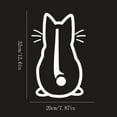 thumbnail image 2 of justharion Cute Windscreen Window Wiper PVC Stickers Decoration Removable Rear Waterproof Windshield Decals Automotive Styling Accessory, 2 of 7