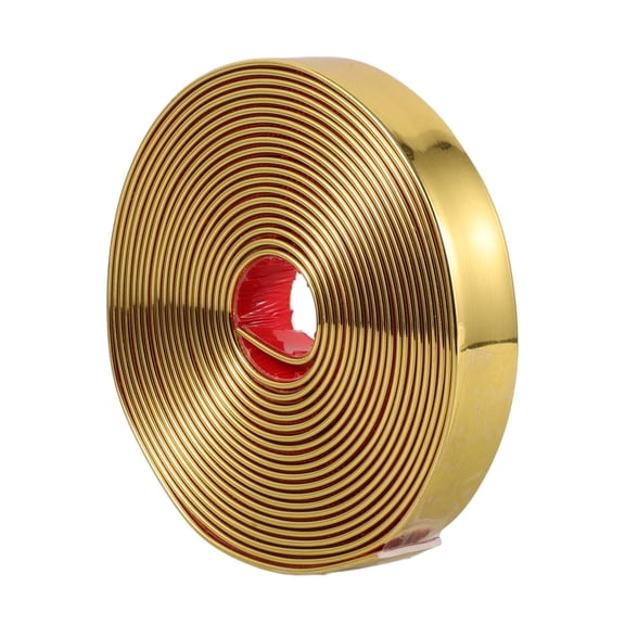 MLINS 1 Roll of Self Adhesive Mirror Border  Trim Caulk Strip Flexible Corner Molding Trim For Wall Edge