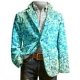 thumbnail image 5 of oqasdz Suit Jacket for Men Festive Velvet Corduroy Sequin Print Styling Modern Jacket and Stretch Slim Fit Dress Coat Daily Formal Outdoor Activities, 5 of 5