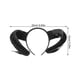 thumbnail image 2 of Diadema de cuerno de diablo para fiesta de cosplay, diadema decorativa para festival, banda para el pelo para adultos, mujeres y hombres, 2 of 6
