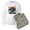 thumbnail image 5 of CafePress - Kawaii Style Illustration - Women's Long Sleeve Relaxed Fit Cotton Light Pajama Set, 5 of 7