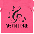 thumbnail image 3 of Inktastic Funny Music Yes Im Treble Boys or Girls Toddler T-Shirt, 3 of 4