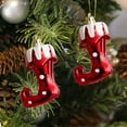 thumbnail image 6 of HengDidi 2 Pc Christmas Snowman Ornament Set for Tree Hanging Decor Small Pendant Festive Home Party Decoration, 6 of 6