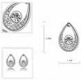 thumbnail image 3 of KATGI Fashion Austrian Crystal Angel Teardrop Pendant Necklace & Earrings (Set of 2), 3 of 52