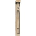 thumbnail image 2 of Ekena Millwork 3 1/2"W x 16"D x 28"H Merced Block Smooth Bracket w/ Offset Brace, Douglas Fir, 2 of 25