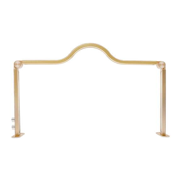 Miumaeov 48W Gold LED Lash Light Foldable Nail Tech Light Table-top Manicure Nail Tech Lamp Adjustable Eyebrow Embroidery Light