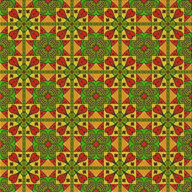 Ahgly Company Machine Washable Indoor Square Transitional Pistachio Green Area Rugs, 5' Square