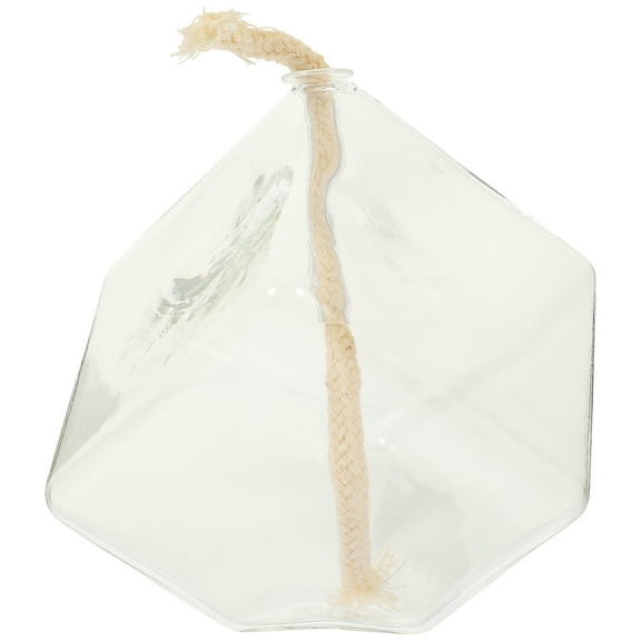 Vintage Decor Kerosene Lamp Oil Glass Chinese Style Old Fashioned