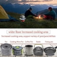 thumbnail image 2 of Folding mini stove, mini gas camping stove, portable folding gas camping stove, mini camping stove, 2800W, 468G, windproof, outdoor, stainless steel, 2 of 5