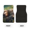 thumbnail image 2 of Balery Daisy Sleeping Sloth Juego de 4 Alfombrillas para Auto, Revestimientos de Caucho Resistente, Diseño Antideslizante, 2 of 7