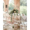 10 Pcs Gold Wedding Flower Centerpiece, Metal Flower Holder Flower