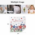 thumbnail image 6 of Cloth Napkins Set of 4 - 20x20 Inches, Independence Day Washable Reusable Table Napkins, 4th of July Red Blue Stars Patriotic Soft & Absortbent Dining Napkin for Party Wedding Hotel Restaurant, 6 of 9
