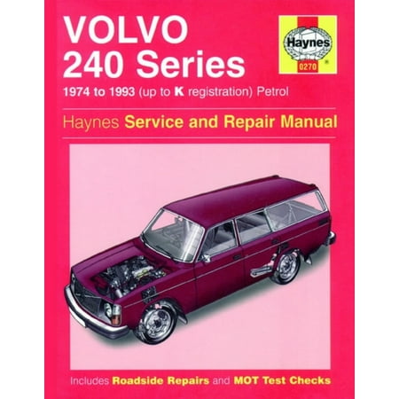 Volvo 240 Series Petrol (74 - 93) Haynes Repair Manual (Haynes Service and Repair Manuals) (Paperback)