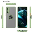 thumbnail image 2 of CoverON For TCL Stylus 5G Phone Case, Clear Back Ring Holder Kickstand Cover, Green, 2 of 6