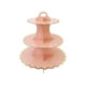 thumbnail image 1 of Billuyoard Soporte de pastel de 3 niveles, soporte de exhibición para magdalenas, magdalenas, festivales, bodas, aniversario, fiesta, , bandeja Kits de decoración para fiestas Rosado, 1 of 6