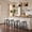 Black Finish, variant on Christopher Knight Home Rustic 27.36" Counter Height Bar Stools, Solid Wood Frame, Natural, Set of 2