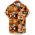 thumbnail image 3 of Camisas hawaianas de verano con estampado de frutas tropicales para hombre, blusas casuales de manga corta de gran tamaño a la moda para playa hawaiana para mujer, 3 of 5