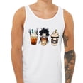 thumbnail image 2 of Scissors Coffee Halloween Tank Top Unisex Large White, 2 of 5