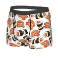 thumbnail image 2 of Haiem Sushi Roll Men's Boxer Briefs, Every Day Comfort Stretch Cotton Moisture-Wicking Underwear-Large, 2 of 9