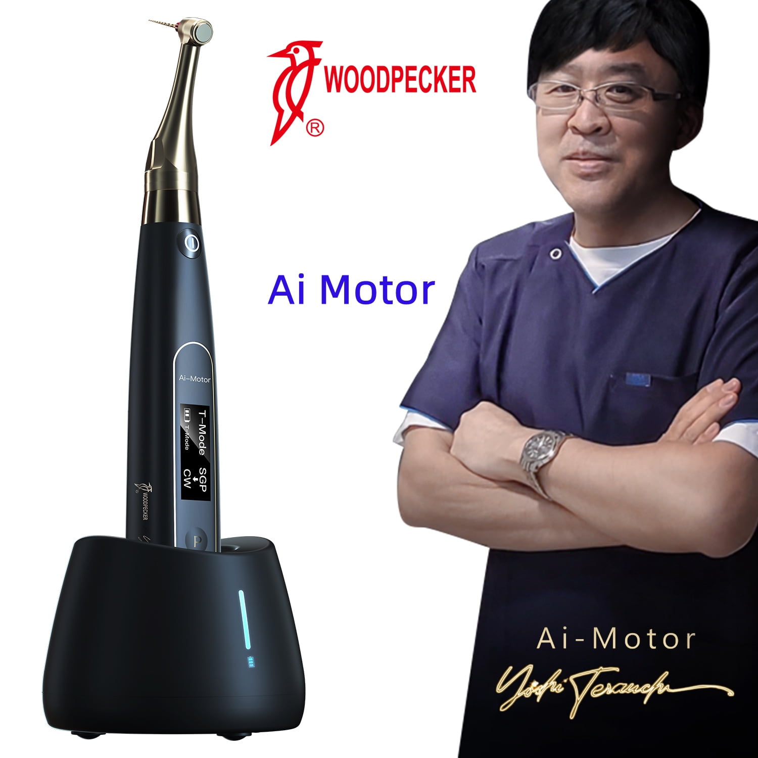 Woodpecker Dental Ai Motor Endo Motor w/ Apex Locator 61 TMode Contra