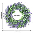 thumbnail image 4 of Scidweet Artificial Lavender Wreaths for Front Door,  18.9” Faux Farmhouse Wreaths for Indoor Outdoor Spring Summer Wall Window Party Wedding Home Decor, 4 of 6
