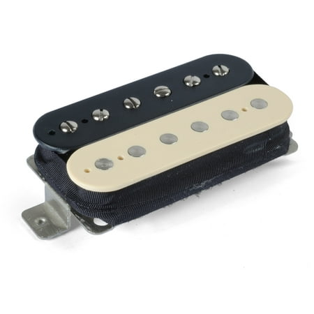 Golden Age Overwound Humbucker, Zebra (cream & black) exposed coils, neck