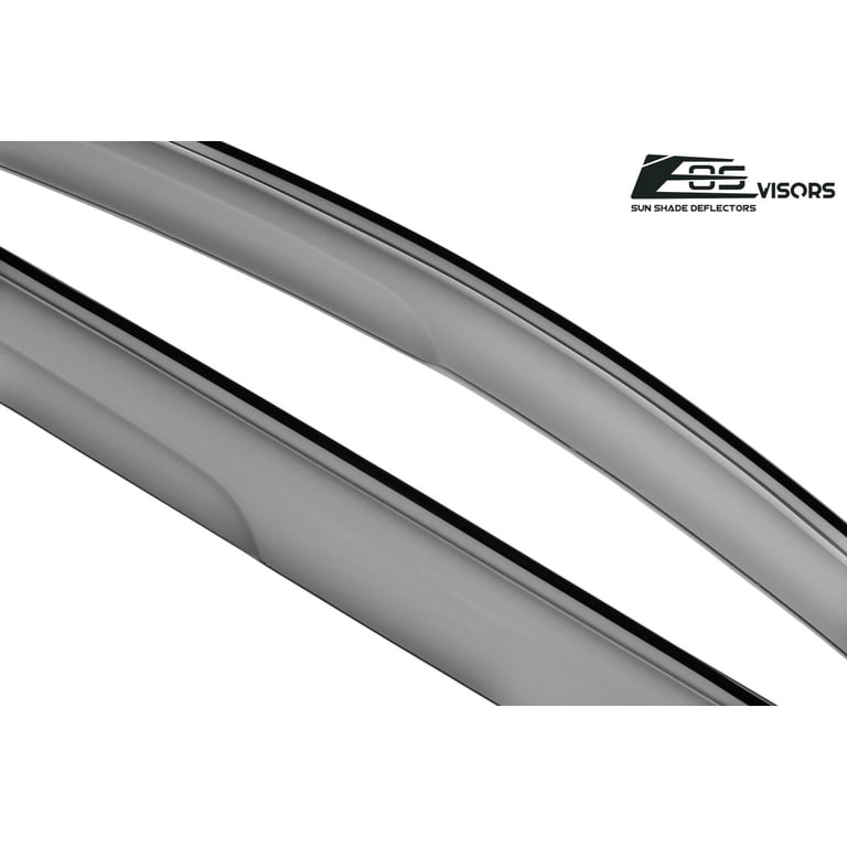 Toyota Sienna Window Visors 2011-2020 Seaforie Rain Guards For Toyota Sienna (2011-2020) - 4-Piece Smoke Tape-On Window Visors, Wind Deflectors On Guard