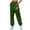 Green, variant on Ayolanni Plus Size Womens Pants In Store Taper Red High Dog Paw Elastic Waist Pants Scrub Joggers for Women
