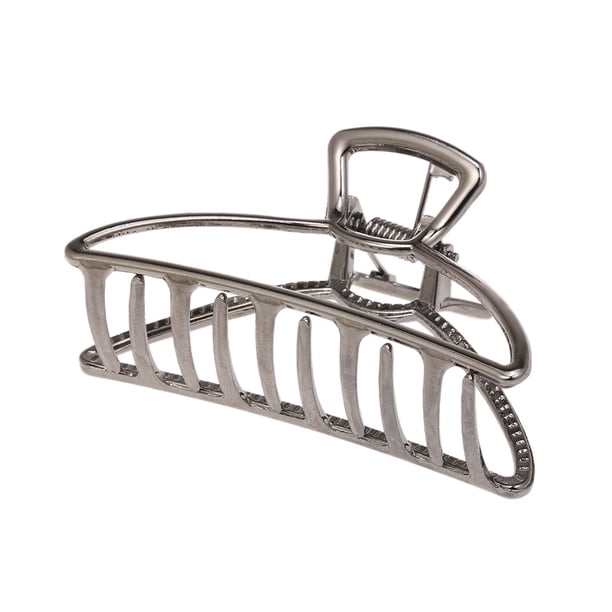 Pinza para Cabello Plateada, Ideal para Peinados Elegantes y Duraderos, Metal Resistente, Diseño Ergonómico, Accesorio Versátil para Mujeres, Tamaño Compacto, Perfecta para Uso Diario o Especial.
