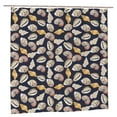 thumbnail image 2 of Shower Curtain 72 x 72 inch - Conch Shells Print No.906 Waterproof Shower Curtain for Bathroom, Washable Shower Curtain Set with Hooks Bathroom Accessories, 2 of 7