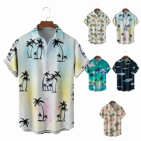 

Men s Women s Collared Shirt & Top Print Vacation Clothing Apparel Up to 8XL