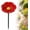 Red, variant on Ceramic Mini Pollinator Watering Station, Bee Watering Station for Garden Cups, Colorful Flower Bee Water Feeder & Butterfly Bird Bath