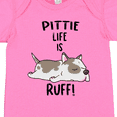 thumbnail image 4 of Inktastic Pittie Life is Ruff Spotted Pit Bull Boys or Girls Baby Bodysuit, 4 of 5