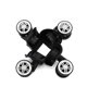 thumbnail image 3 of 4 Pieces Universal Replacement Luggage Suitcase Wheels Repair Parts Swivel Wheel Black Casters For Travel Box Trolley Suitcase Accessory125.5cm, 3 of 4