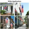 thumbnail image 6 of Yescom Adjustable Flag Pole Holder Wall Mounted Bracket Aluminum 180 Degree 1" Diameter, 6 of 12