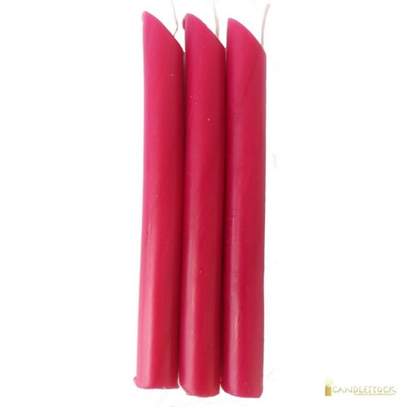 Dusty Red Drip Candle 10 Pack
