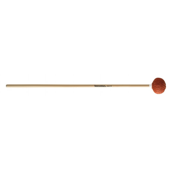 Innovative Percussion AA15 Soft Orange Cord Head Vibraphone & Marimba Mallets w/ Rattan Handles, Pair