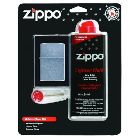 ZIPPO ALL-IN-ONE KIT (Best Lighter Fluid For Zippo)