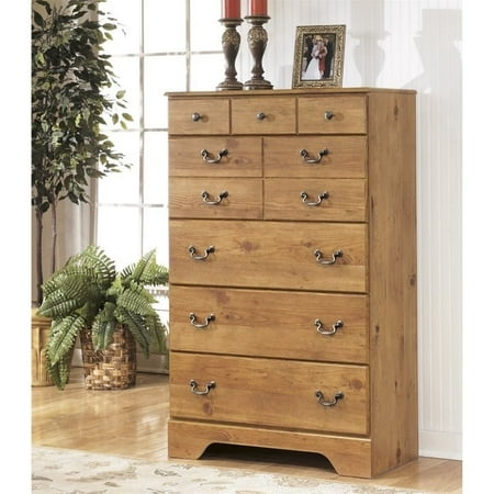 UPC 024052219463 product image for Ashley Furniture Bittersweet 5 Drawer Wood Chest in Light Brown | upcitemdb.com