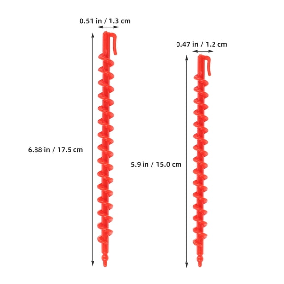 MIPCASE Plastic Hair Roller Locking Tools For Cold Perm Assorted Color 52Pcs