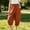 Orange, variant on Women's High Waist Sport Pants, Trendy Summer Casual Long Trousers with Pockets Orange L