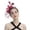 C, variant on Women’s Fascinator Headband Bow Top Hat for Tea Party Wedding Events