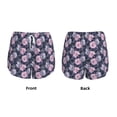 thumbnail image 5 of Lsque Flowers Printed Women's Running Shorts with Liner Pockets,Elastic Quick Dry Workout Athletic Gym Yoga Shorts,Womens High Waist Shorts-X-Large, 5 of 9